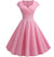 Strapless 60s Dress Pink