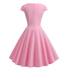 Strapless 60s Dress Pink