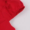 60s Bustier Dress Red