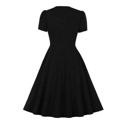 50s Black Dress