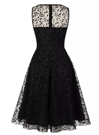 50s Style Black Dress