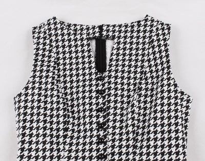 Vintage Open Dress White