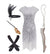 20s Sequin Dress Silver