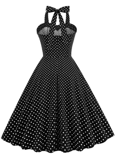 Black 50s Skater Dress