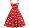 Red 50s Skater Dress