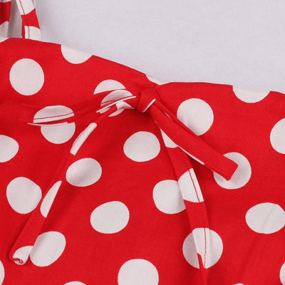 Red 50s Skater Dress