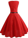 Red 50s Pin Up Dress