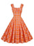 Women's 50s Striped Dress