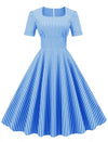 Retro 50s Dress Blue