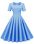 Retro 50s Dress Blue