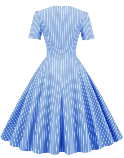 Retro 50s Dress Blue