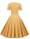 Retro 50s Dress Yellow