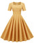 Retro 50s Dress Yellow