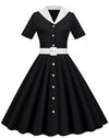 Black Retro 50s Dress