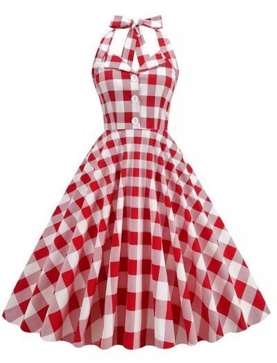 Retro 50s Dress Red