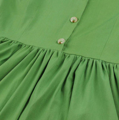 Green 60s Retro Dress