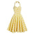 Checked Retro Dress Yellow