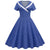 Blue Retro Bridesmaid Dress