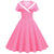 Retro Pink Bridesmaid Dress