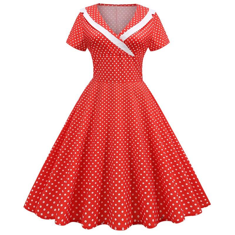 Red Retro Bridesmaid Dress