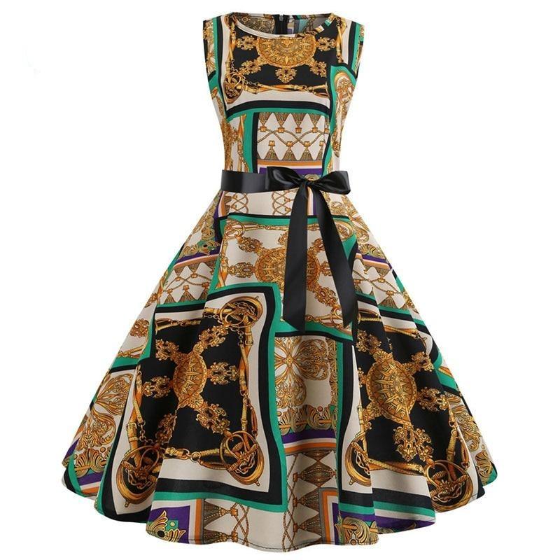 Africa Retro Dress