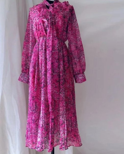 Purple Lace Retro Dress