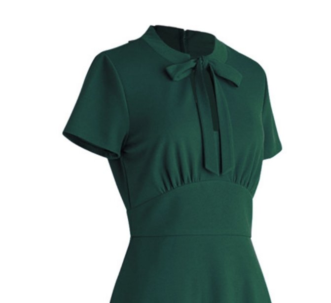 50s Rockabilly Dress Green