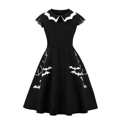 Halloween Batwing Rockabilly Dress