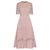 Broderie Anglaise 40s Pink Dress