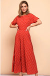 Red Polka Dot Vintage Dress