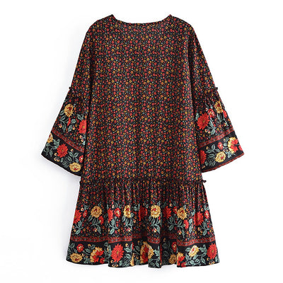 Colorful Seventies Dress