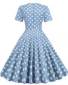 Vintage 50's Style Dress Blue