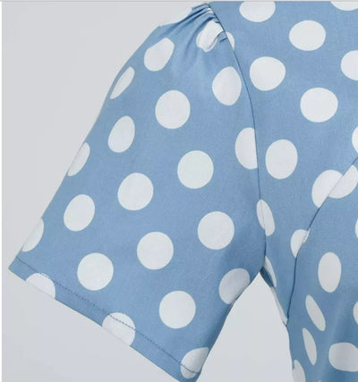 Vintage 50's Style Dress Blue