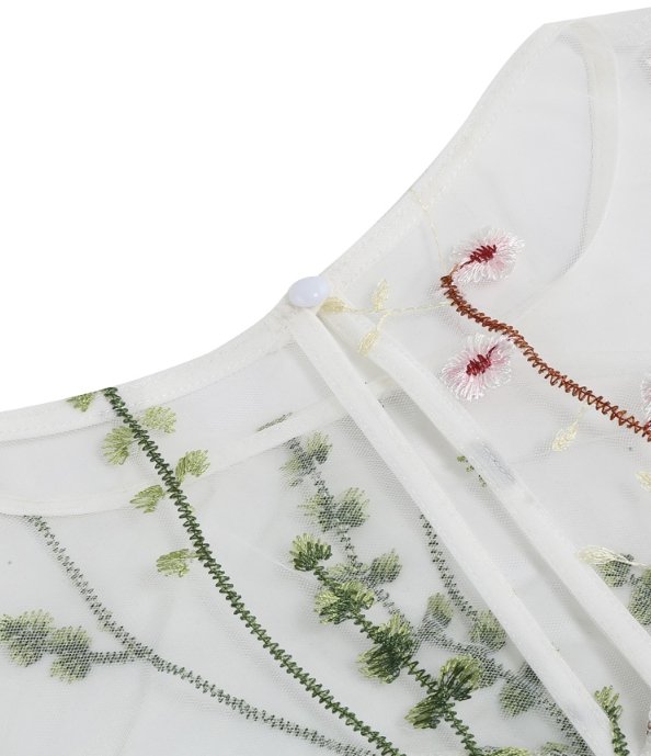 50's Style Vintage Flowers Dress