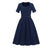 Vintage Navy 50&#39;er stil kjole