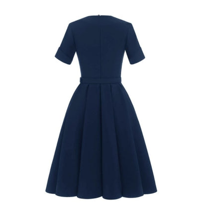 Vintage Navy 50's Style Dress