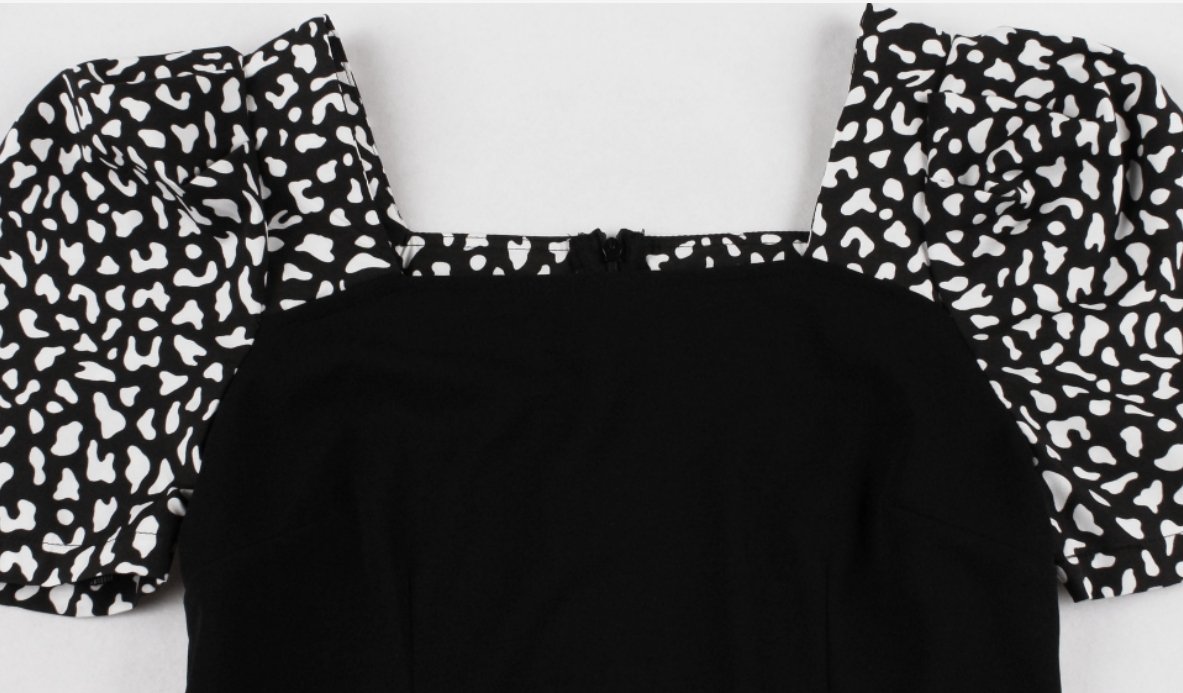 Black Vintage 50's Style Dress