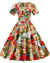 50&#39;er vintage patchworkkjole