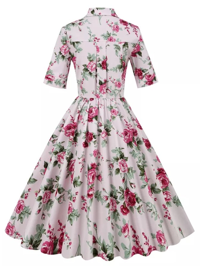 Vintage Roses 50's Style Dress