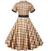 50s Style Dress Yellow