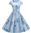 50s Style Dress Blue