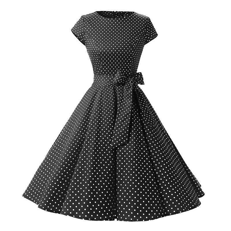 Black 50s Style Dress