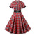 50s Style Dress Red