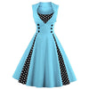 Women's 60s Style Dress Sky Blue