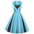 Women's 60s Style Dress Sky Blue