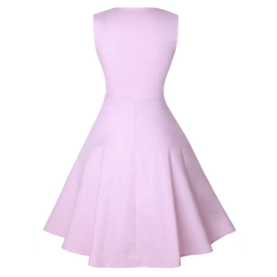 Women's 60s Style Dress Pink