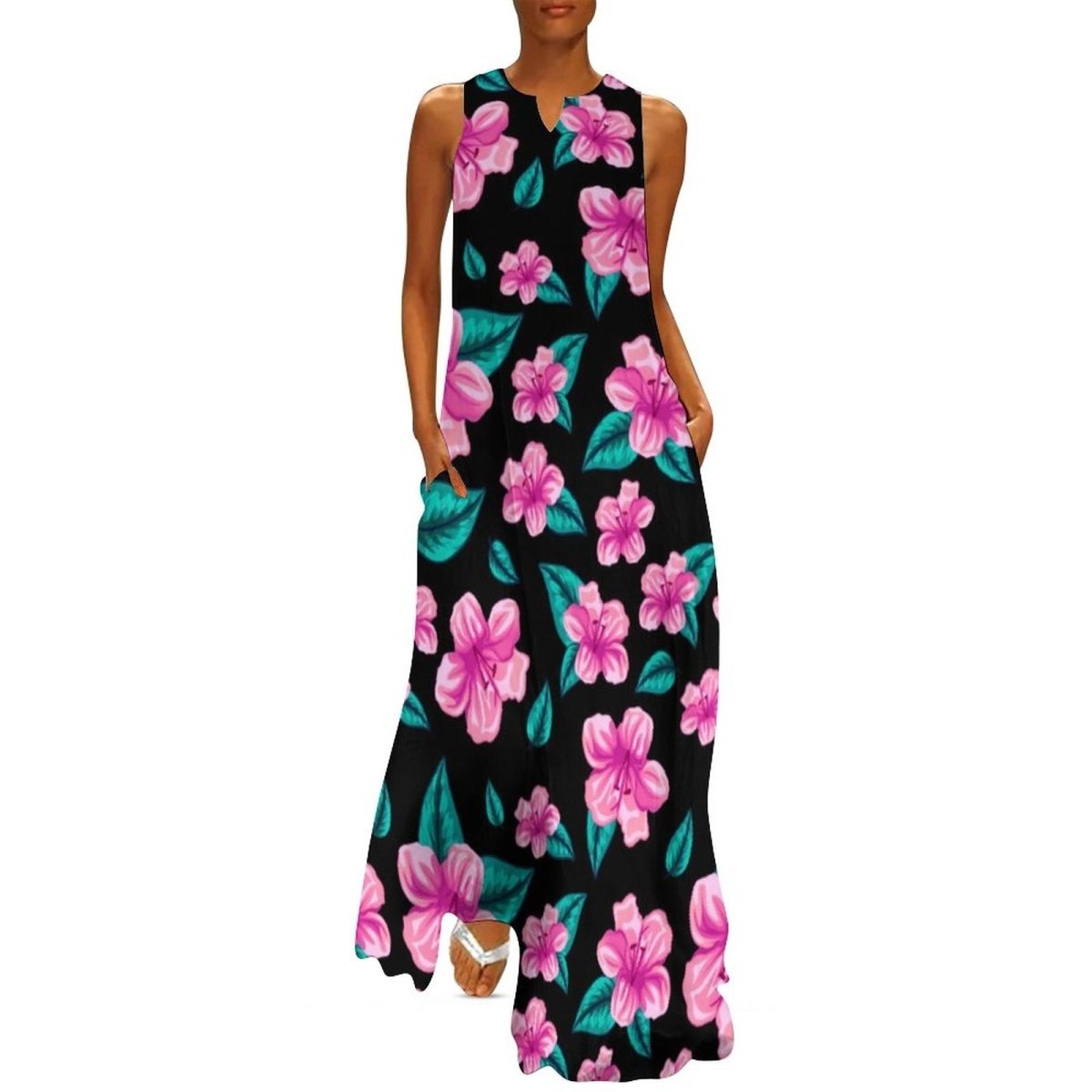 Floral 70s Style Dress