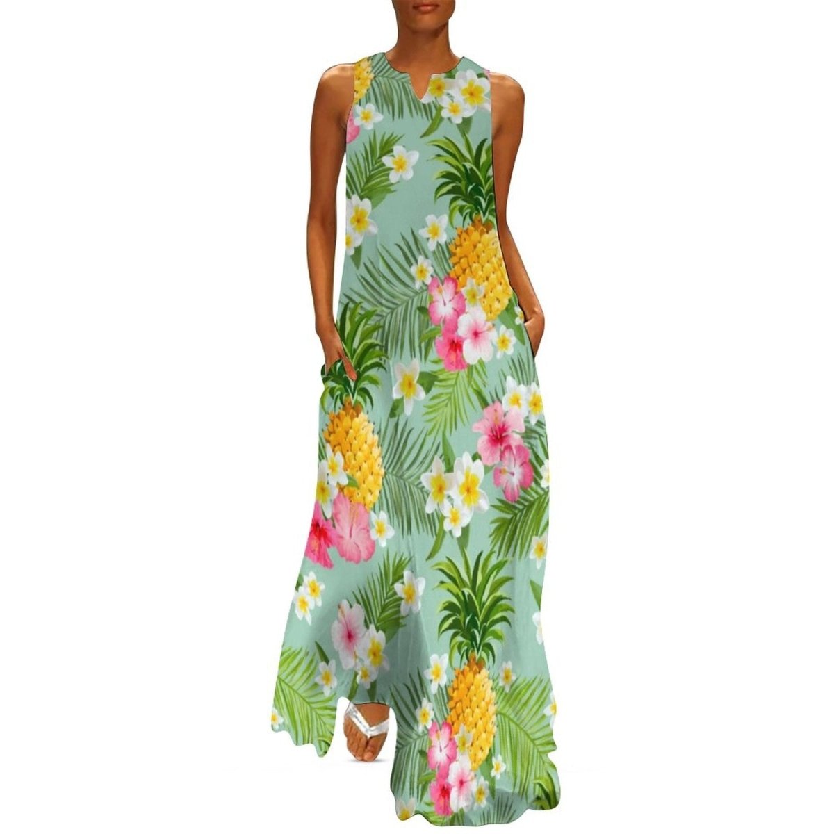 Tropical 70s Dress