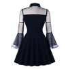 Navy Plus Size 50s Dress