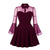 Plus Size 50s Style Dress Purple